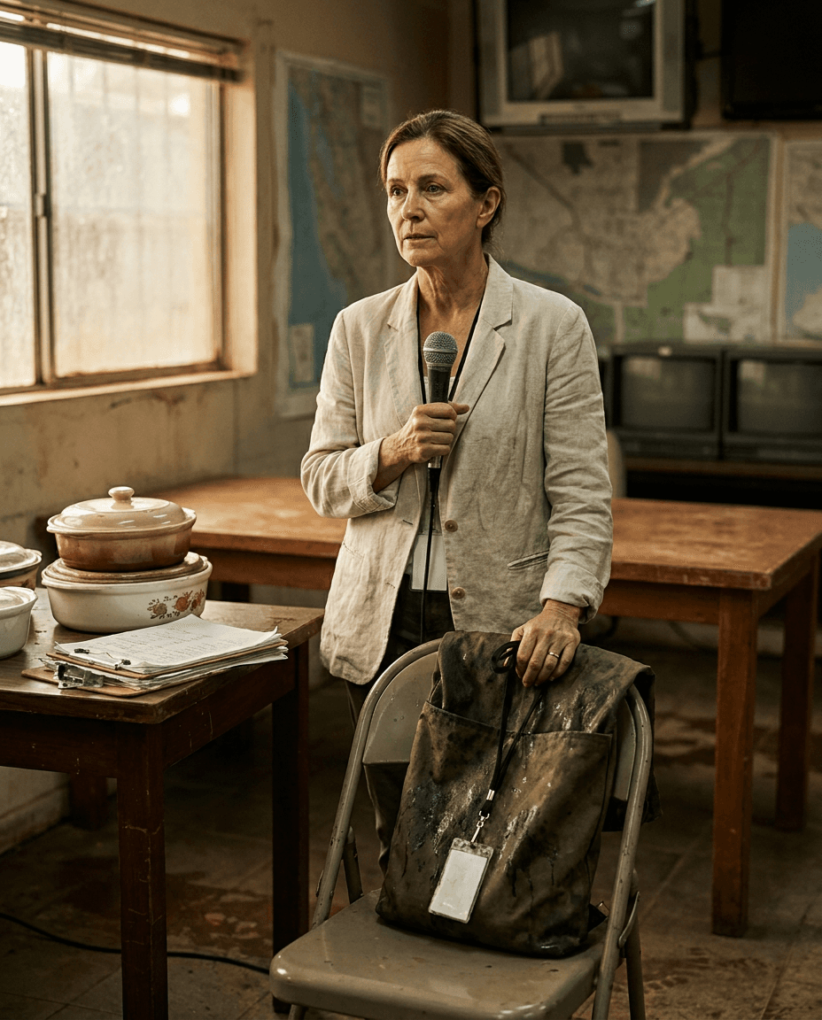 Professional portrait of Maris Latch in a regional emergency operations room.